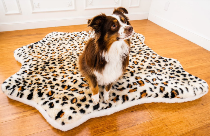 Paw Brands PupRug™ Animal Print Memory Foam Dog Bed