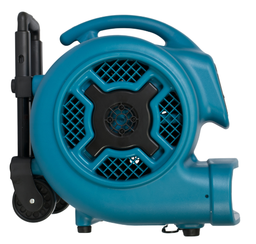 XPOWER X-830H 1 HP Air Mover w/ Telescopic Handle & Wheels