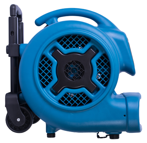 XPOWER P-800H 3/4 HP Air Mover with Telescopic Handle & Wheels