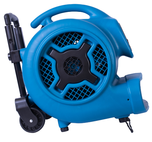 XPOWER P-800H 3/4 HP Air Mover with Telescopic Handle & Wheels