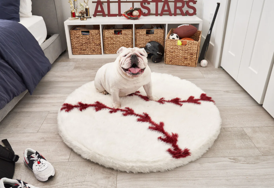 Paw Brands Sports PupRug™ Faux Fur Orthopedic Dog Bed