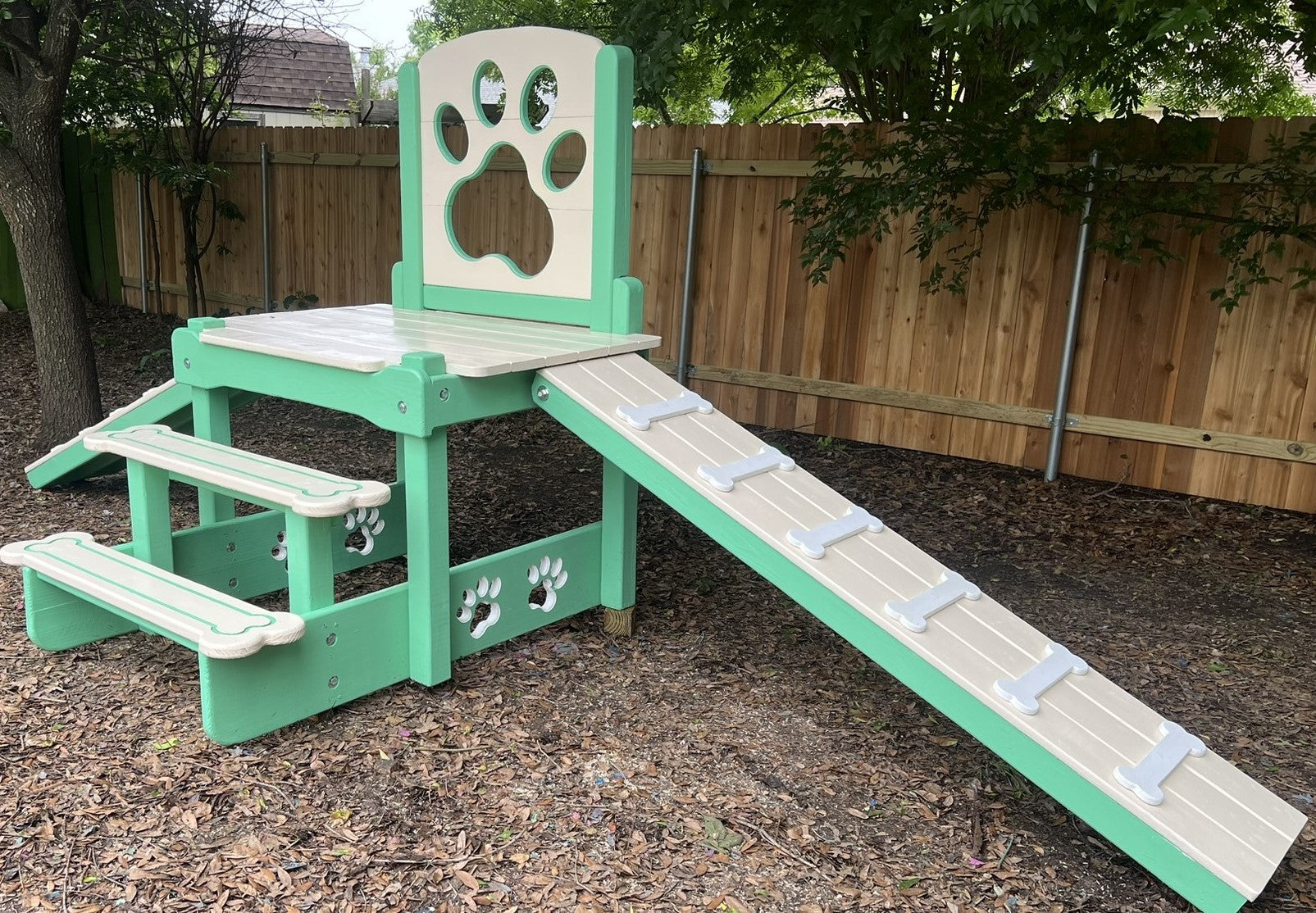 Puppy Scapes Double Ramp w/ Paw Print
