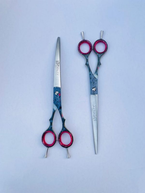 Loyalty Pet Products “Red Widow” 2 pc Shear Set With Matching Shear Case + Gift