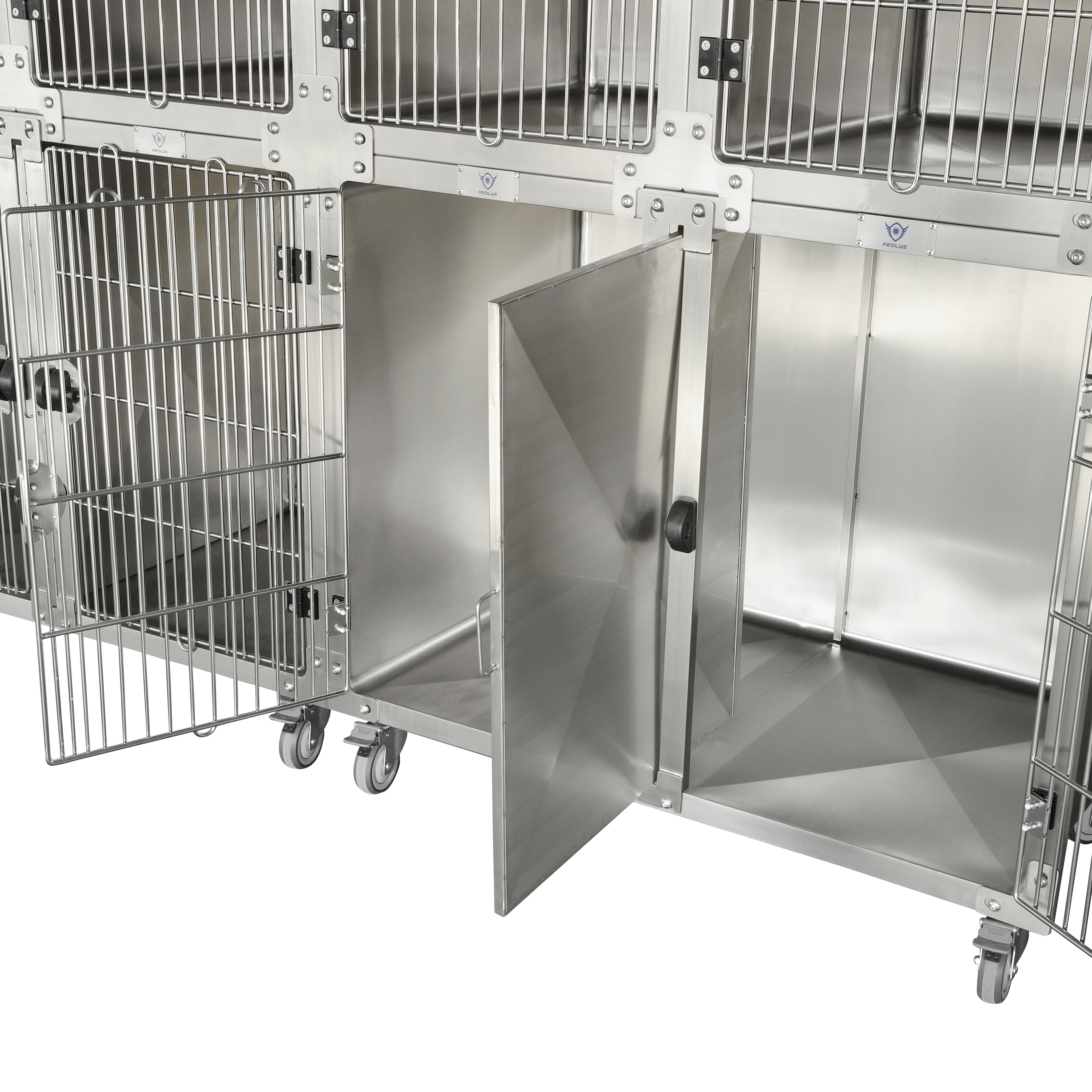 Aeolus Seamless Stainless Steel Cage Bank With Noise Dampening Technology