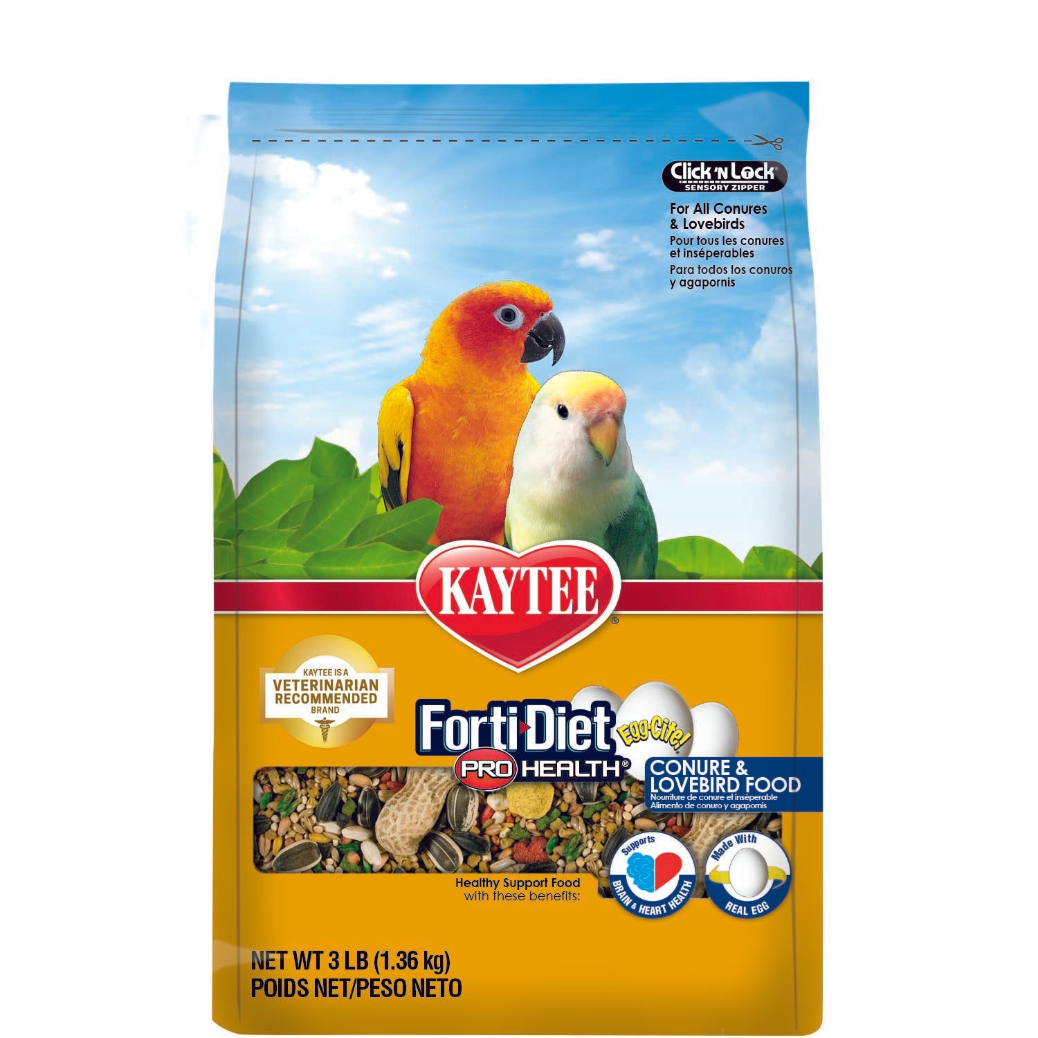 Kaytee Forti-Diet Pro Health Egg-Cite Food Conure