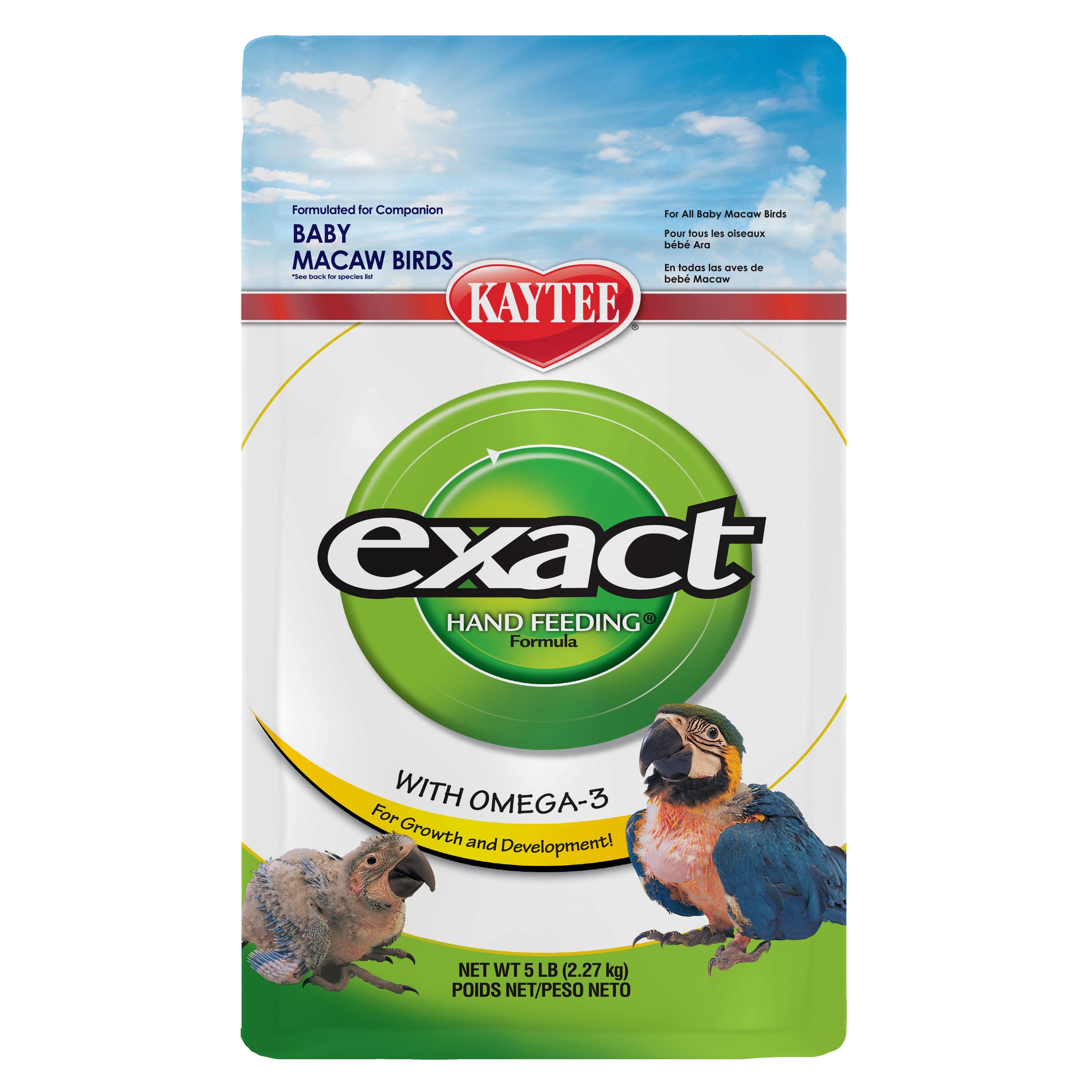 Kaytee Exact Handfeeding Bird Food Baby Macaw 5lbs