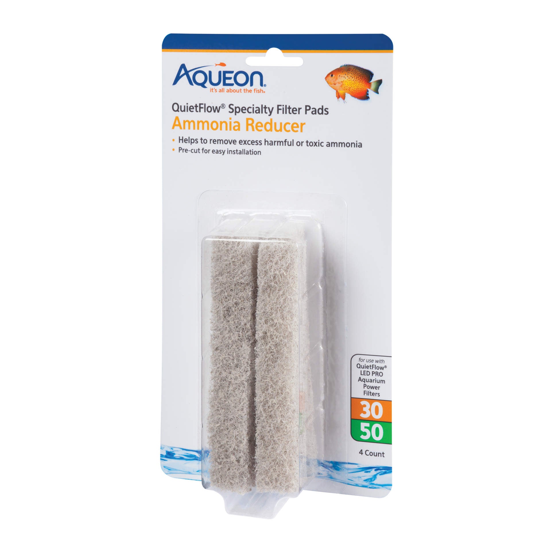 Aqueon Replacement Ammonia Reducer Filter Pads