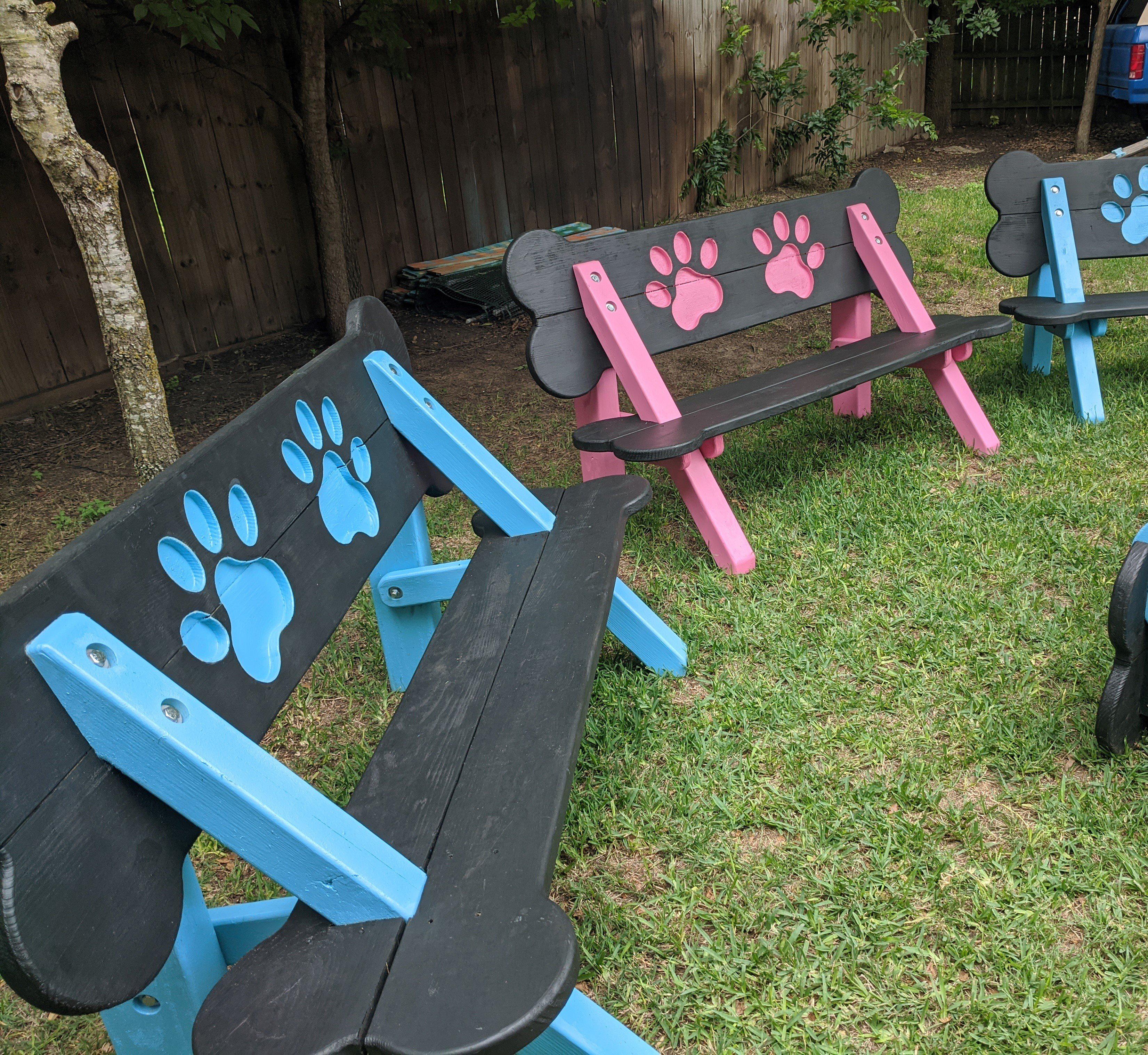 Puppy Scapes Bench