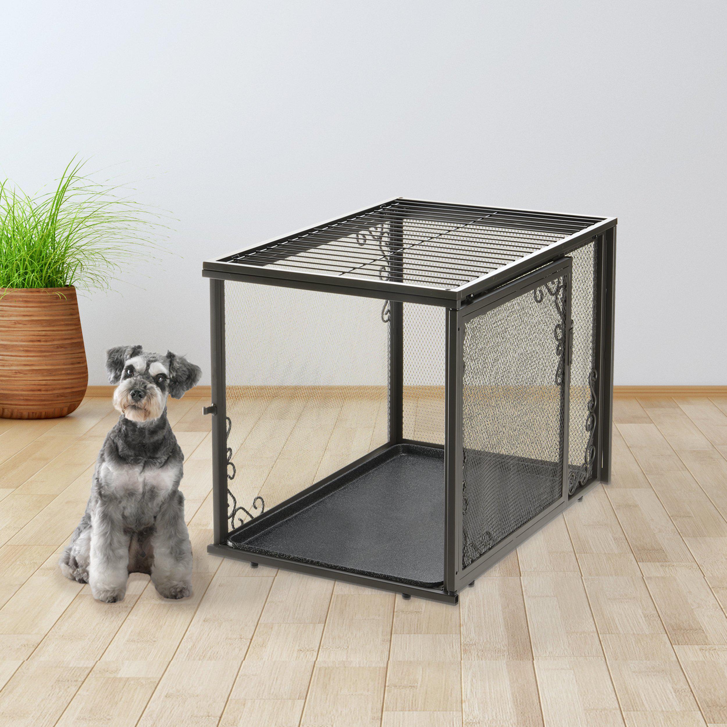 Richell Metal Mesh Pet Crate Medium