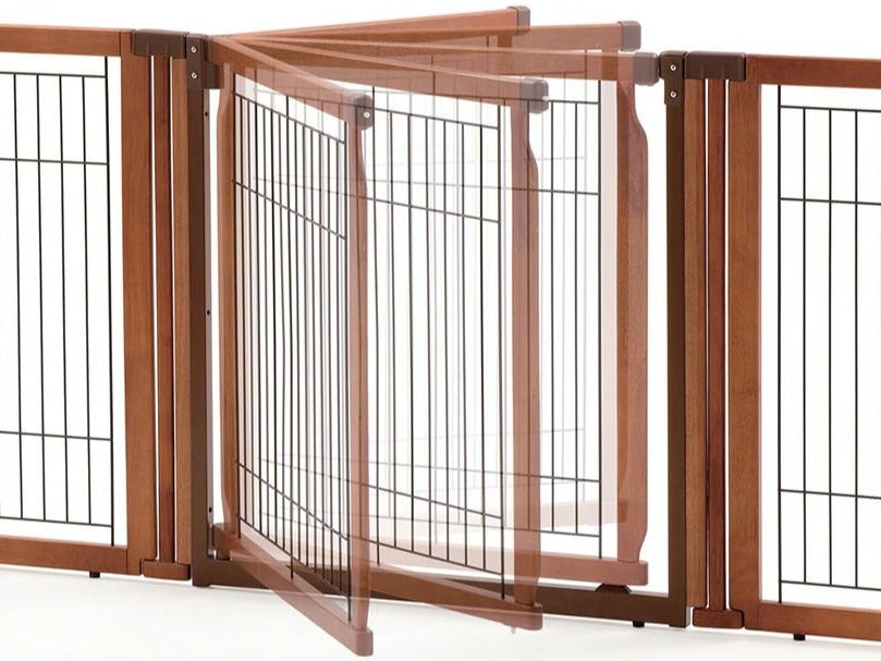 Richell Convertible Elite Pet Gate 6-Panel 31.5″H