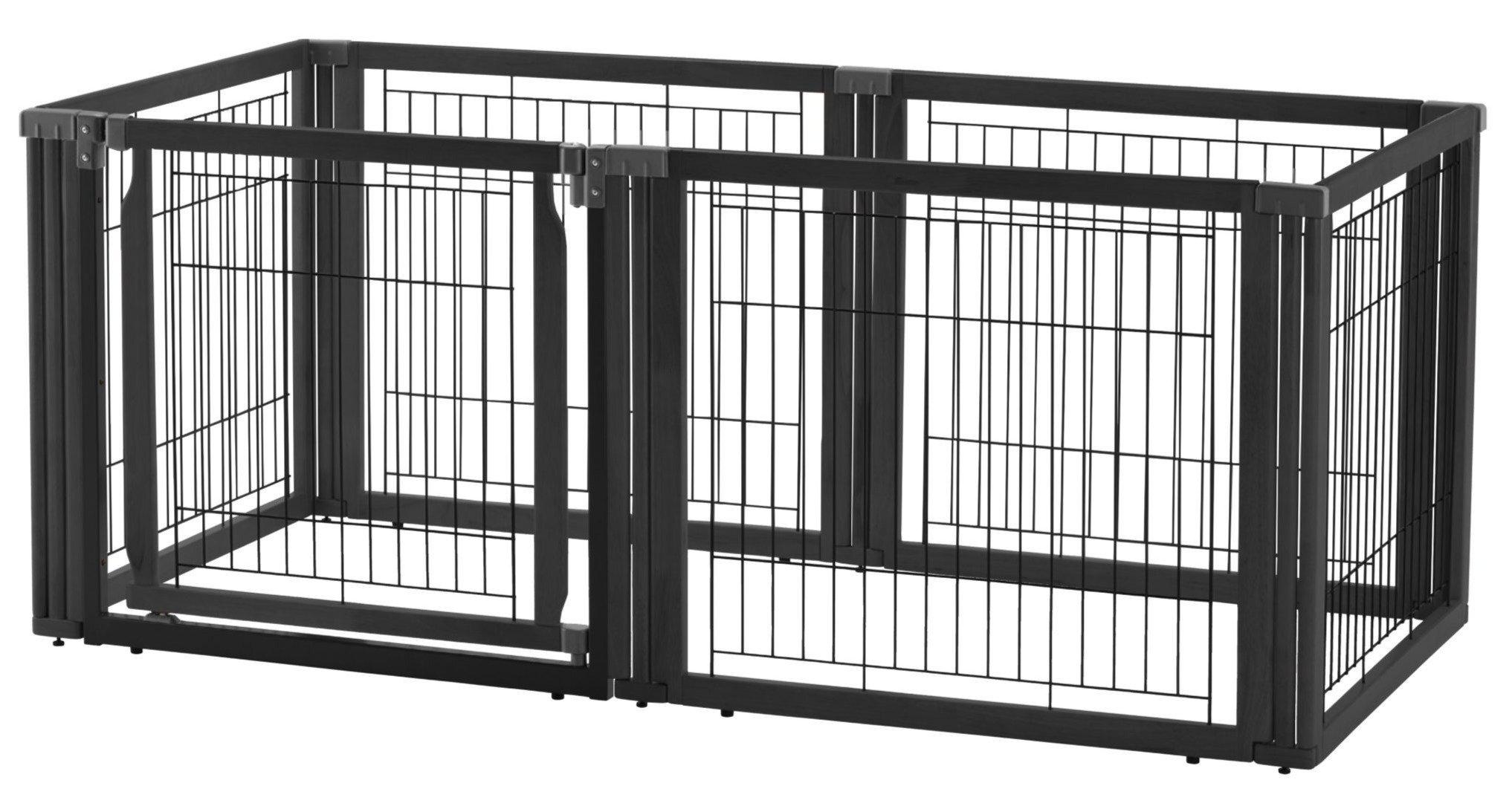 Richell Convertible Elite Pet Gate 6-Panel 31.5″H