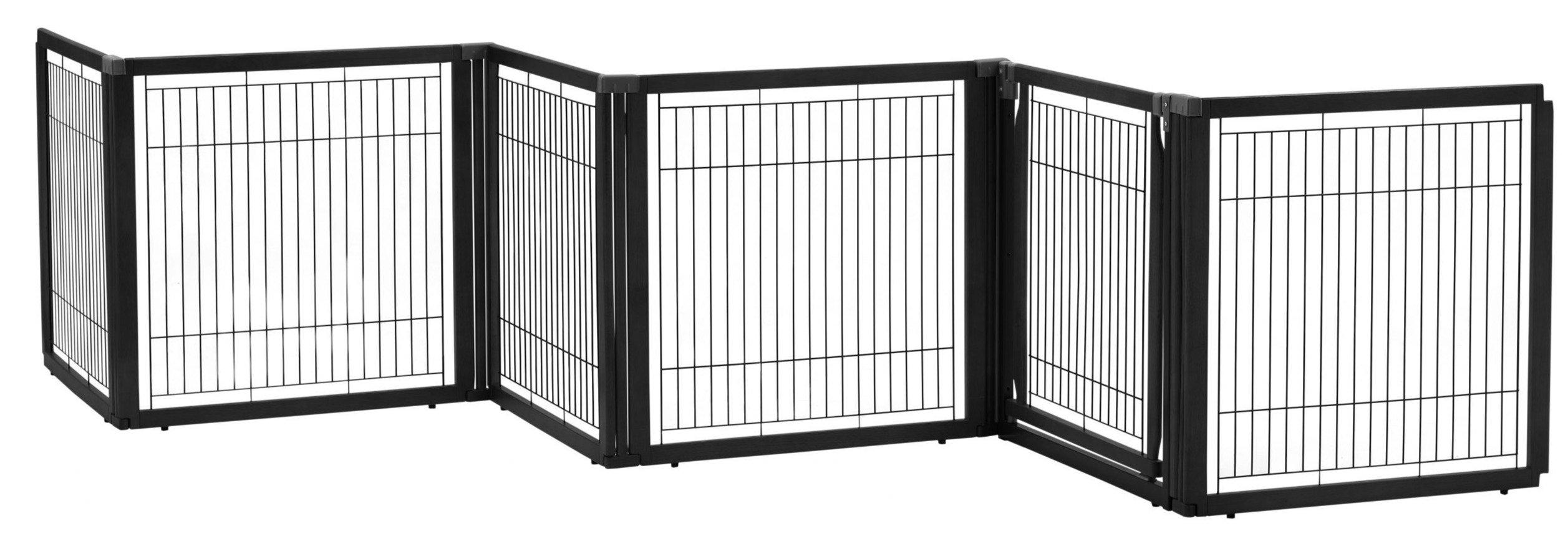 Richell Convertible Elite Pet Gate 6-Panel 31.5″H