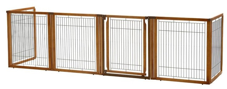 Richell Convertible Elite Pet Gate 6-Panel 31.5″H