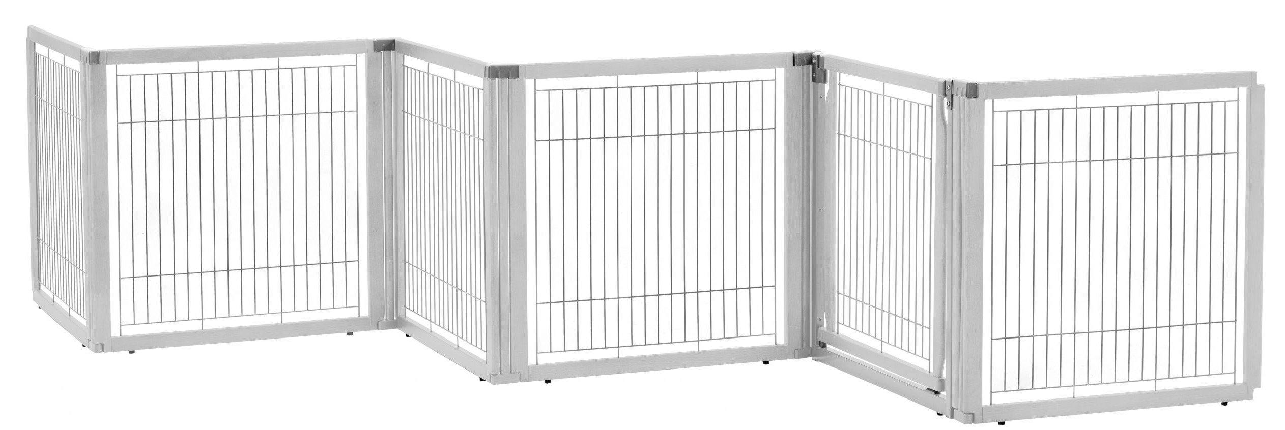 Richell Convertible Elite Pet Gate 6-Panel 31.5″H