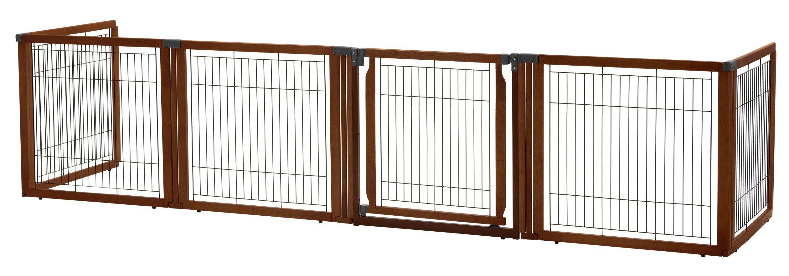 Richell Convertible Elite Pet Gate 6-Panel 31.5″H