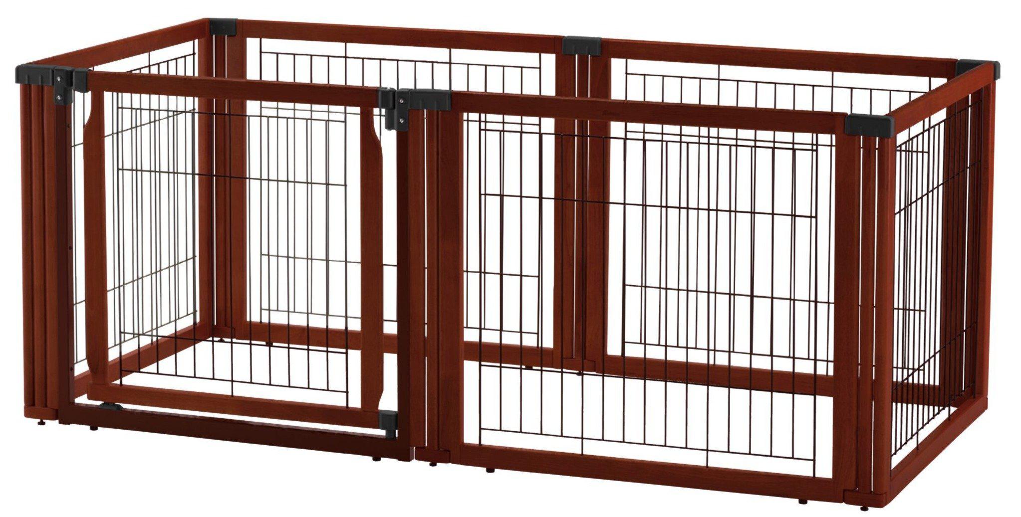 Richell Convertible Elite Pet Gate 6-Panel 31.5″H