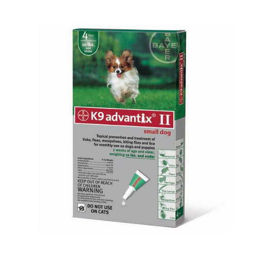 K9 Advantix Flea and Tick Control for Dogs Under 10 lbs