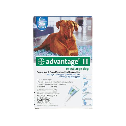 Advantage Flea Control for Dogs And Puppies Over 55 lbs