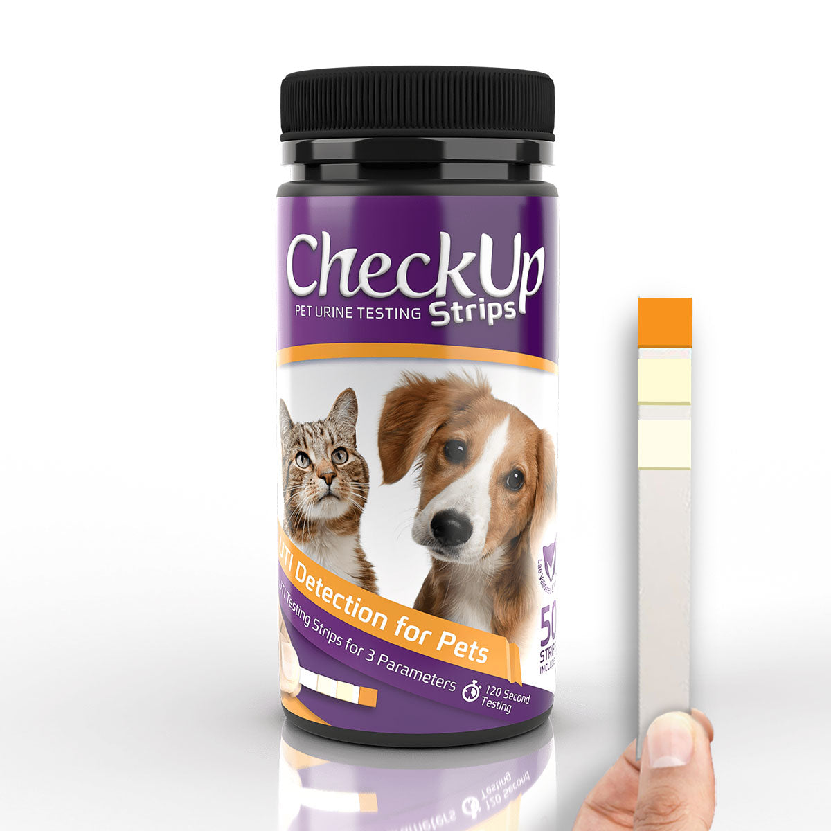 Coastline Global CheckUp Dog and Cat Urine Testing Strips for Detection of UTI