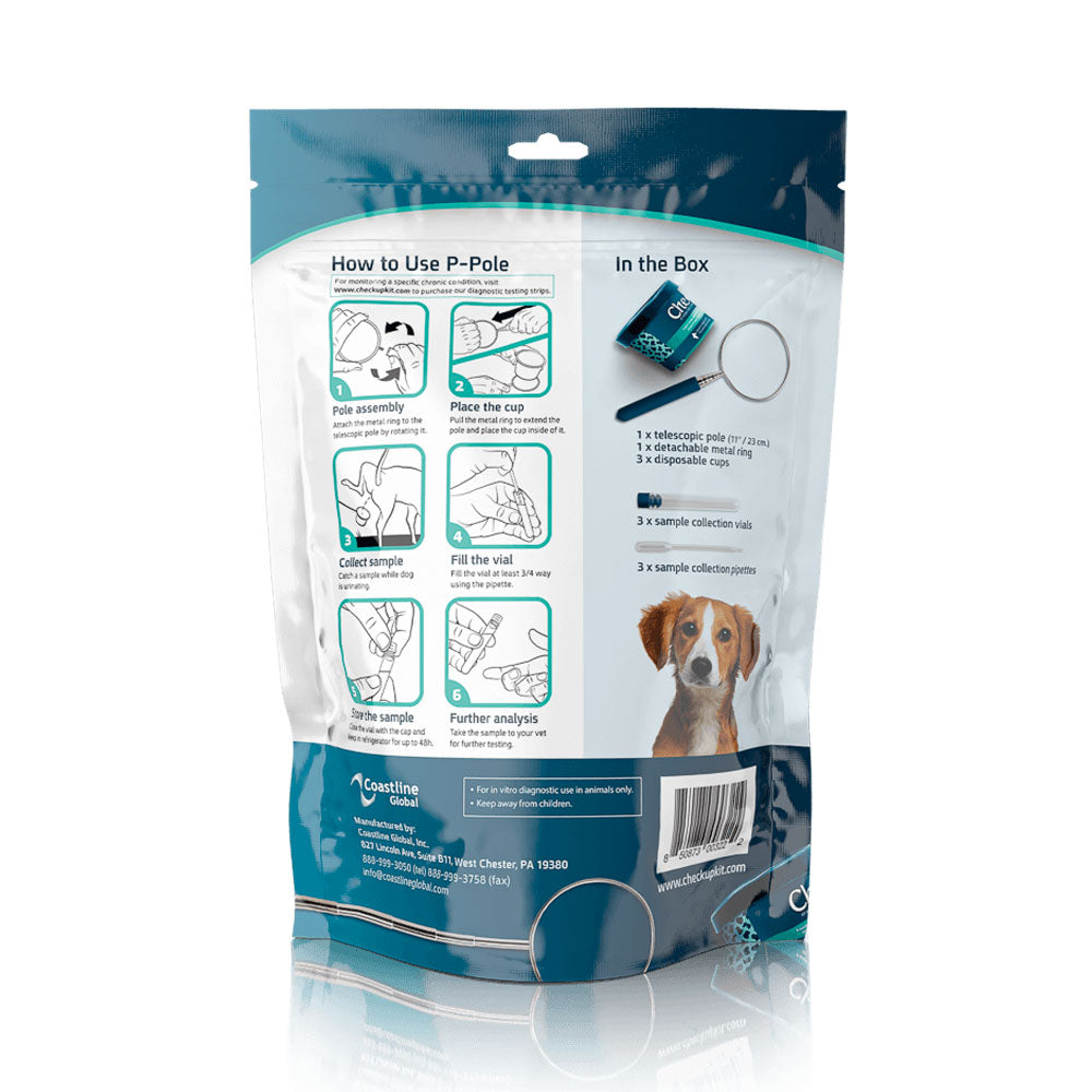 Coastline Global P-Pole Dog Urine Sample Collection Kit