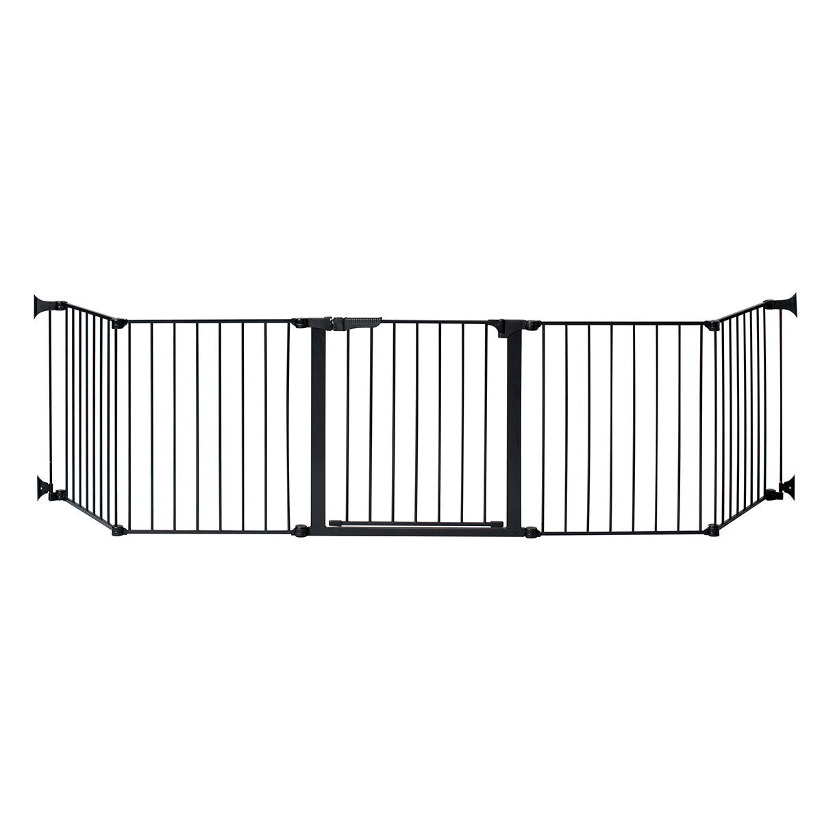 Kidco Auto Close HearthGate Pet Gate Black 126″ x 31″ – G3111