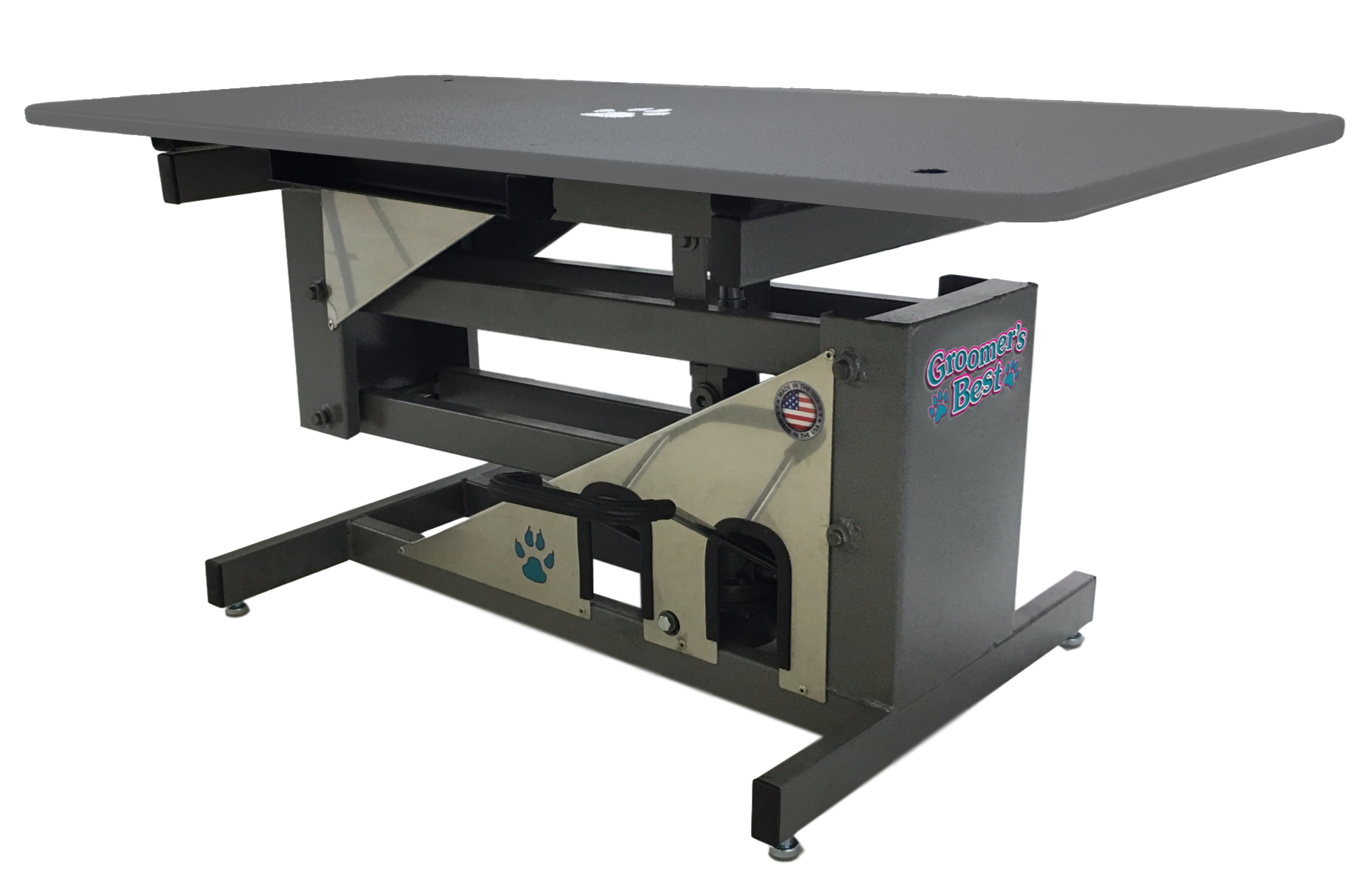 Groomer's Best Hydraulic Grooming Table with Foot Pump