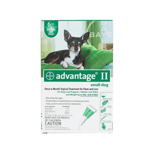 Advantage Flea Control for Dogs and Puppies Under 10 lbs