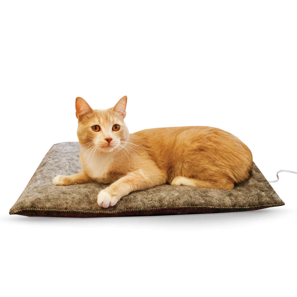 K&H Pet Products Amazin’ Thermo-Kitty Pad Gray 15″ x 20″ x 2″ – KH3295