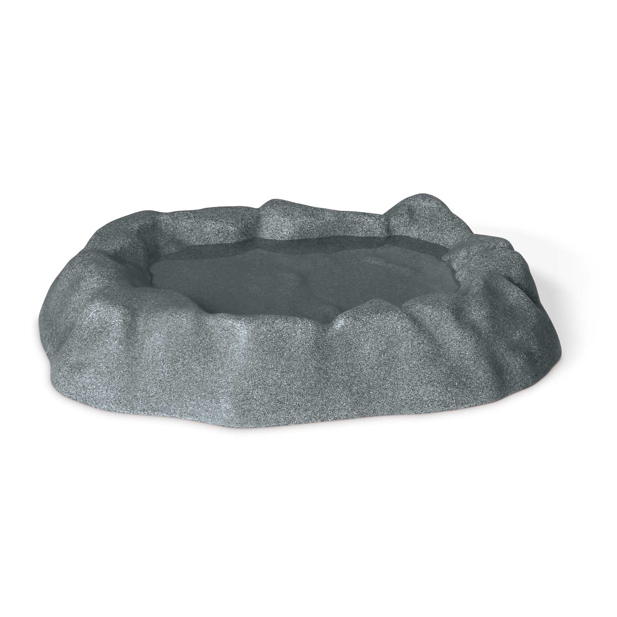 K&H Pet Products Birdbath Unheated 1 Gallon Gray 17″ x 23.5″ x 4″ – KH9005