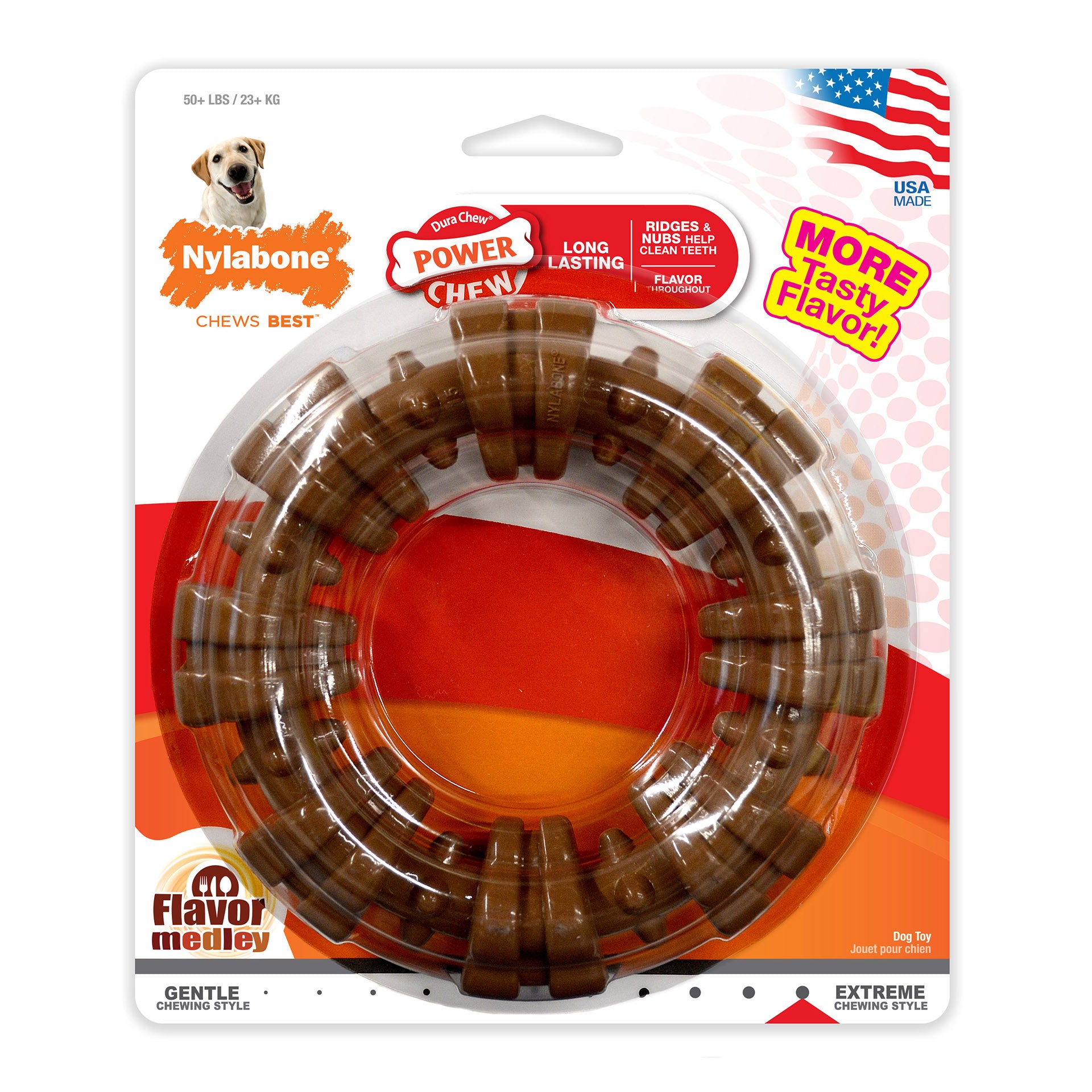 Nylabone Power Chew Textured Ring