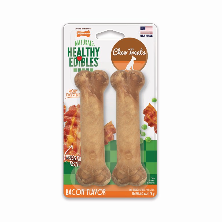 Nylabone Healthy Edibles Longer Lasting Bacon Treats