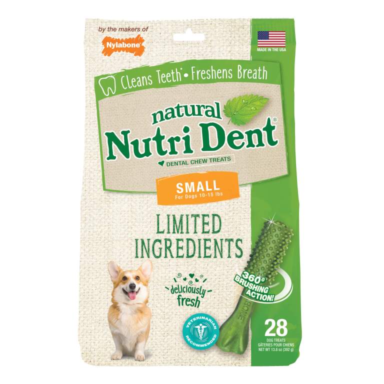 Nylabone Nutri Dent Limited Ingredient Dental Chews Fresh Breath