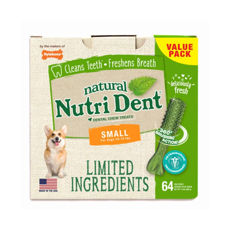 Nylabone Nutri Dent Limited Ingredient Dental Chews Fresh Breath