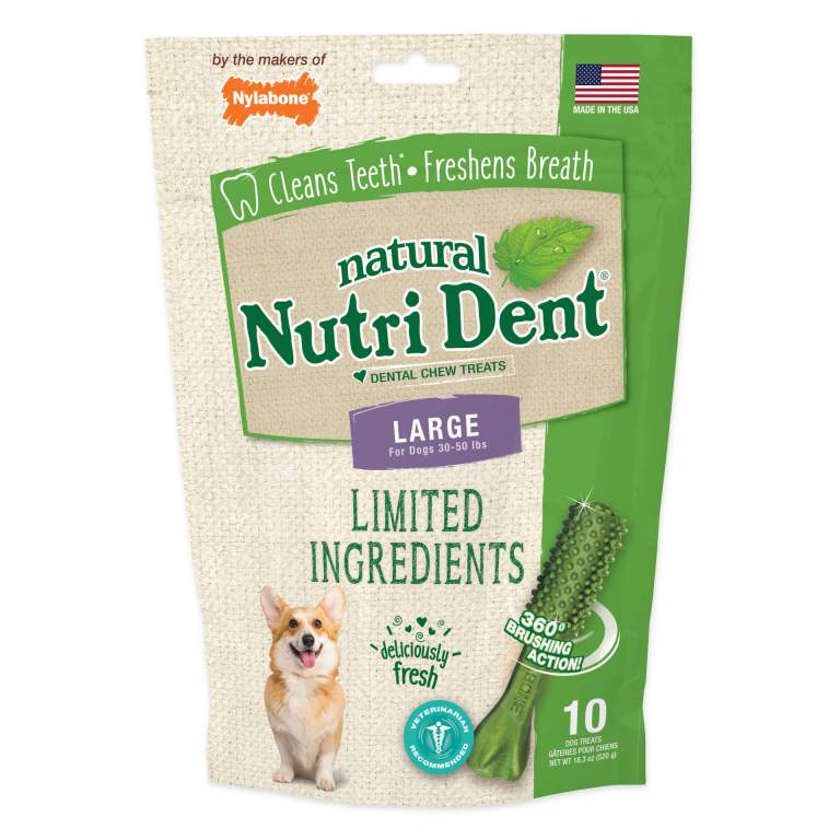 Nylabone Nutri Dent Limited Ingredient Dental Chews Fresh Breath