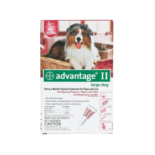 Advantage Flea Control for Dogs and Puppies 21-55 lbs