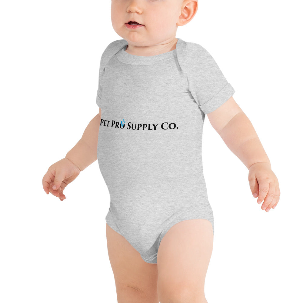 Pet Pro Supply Co. - Baby short sleeve one piece - black logo