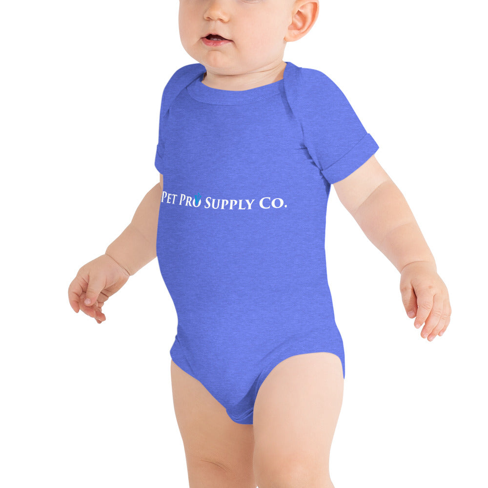 Pet Pro Supply Co. - Baby short sleeve one piece - white logo