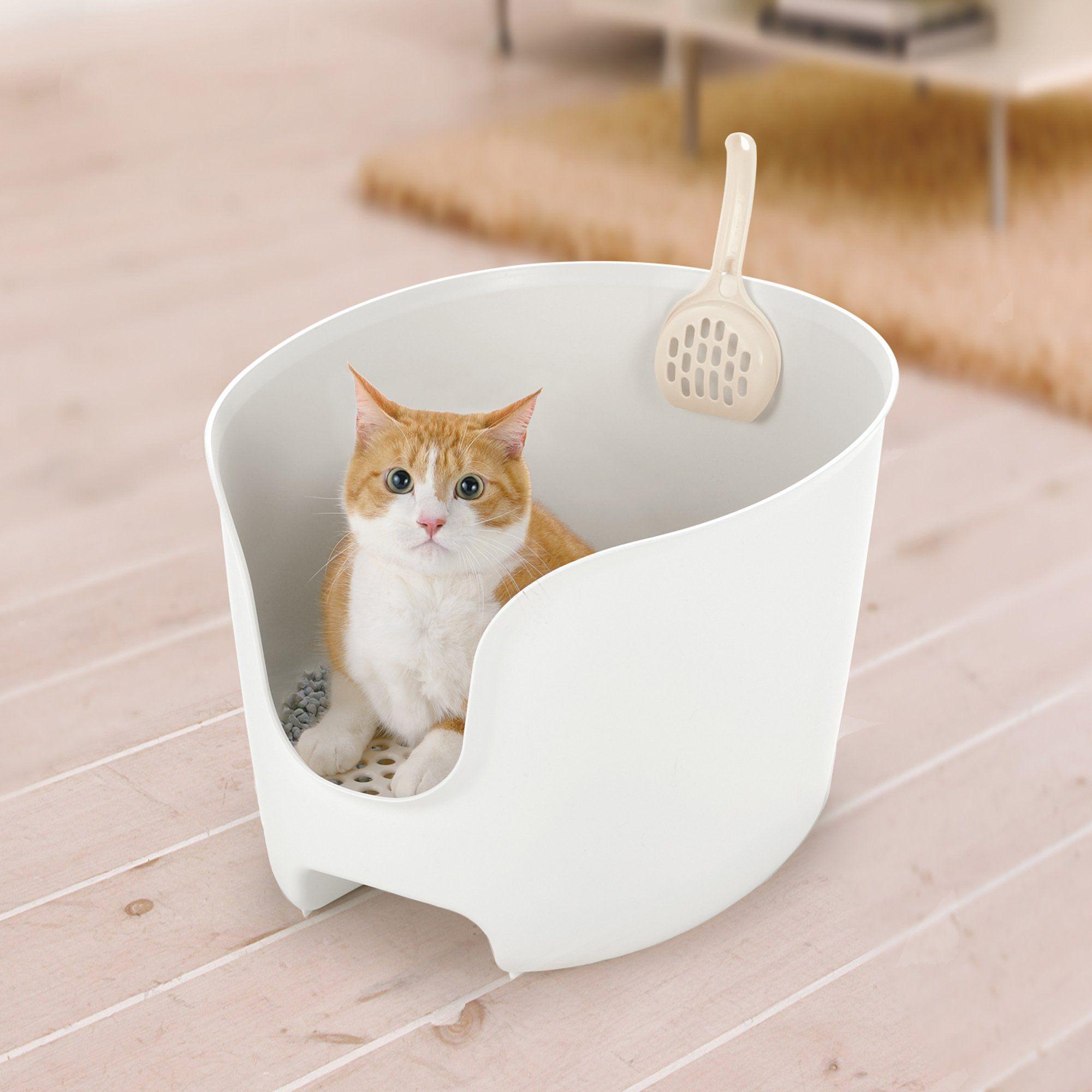 Richell PAW TRAX High Wall Cat Litter Box