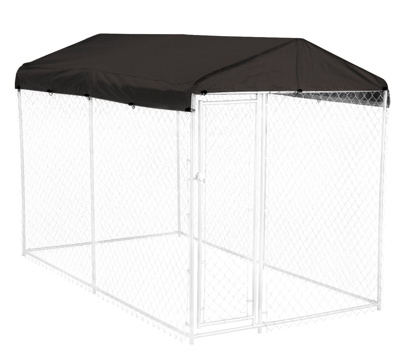 Lucky Dog Kennel Cover - WeatherGuard Medium All Season Dog Run Cover & Roof