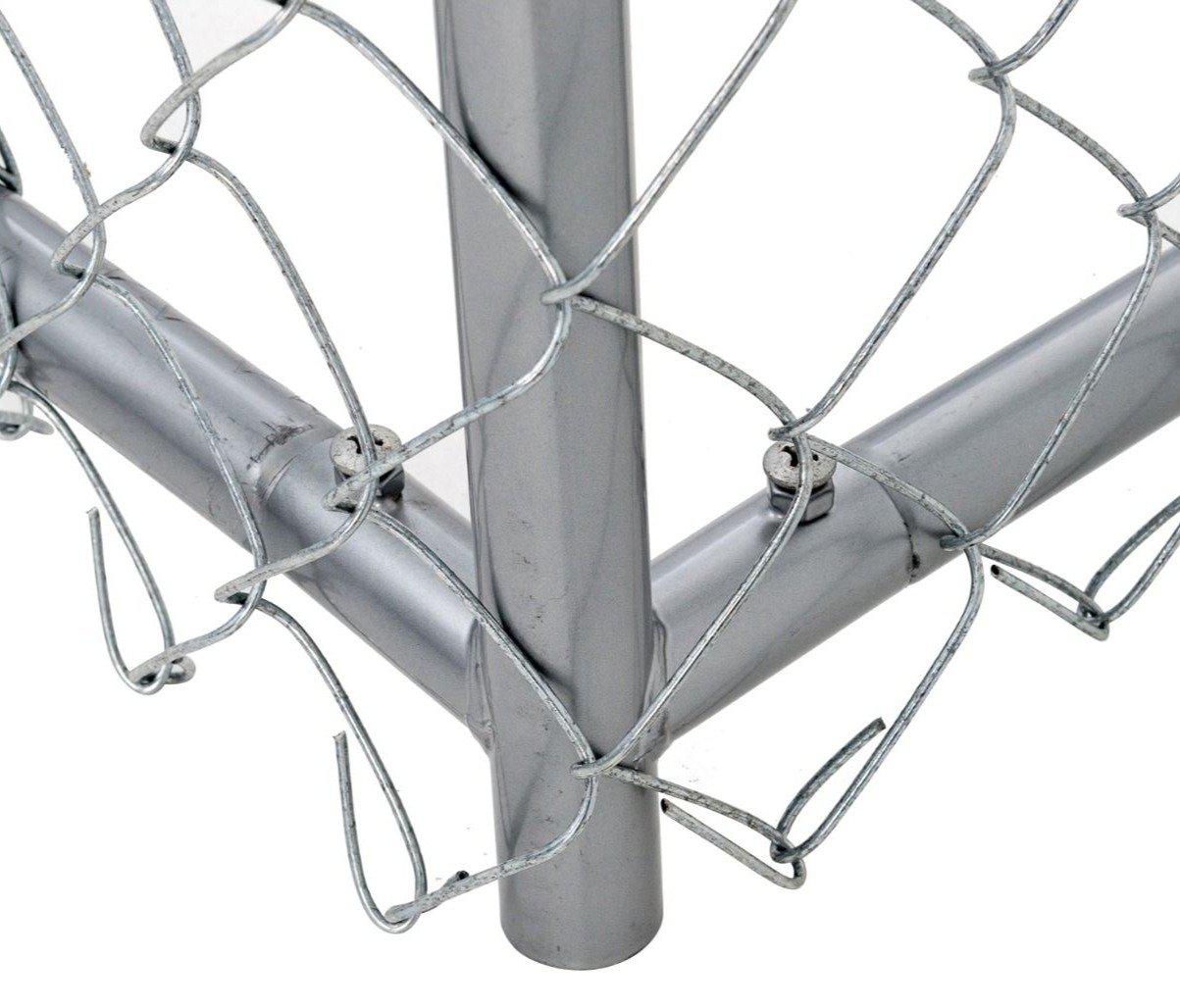 Lucky Dog Galvanized Chain Link Kennel