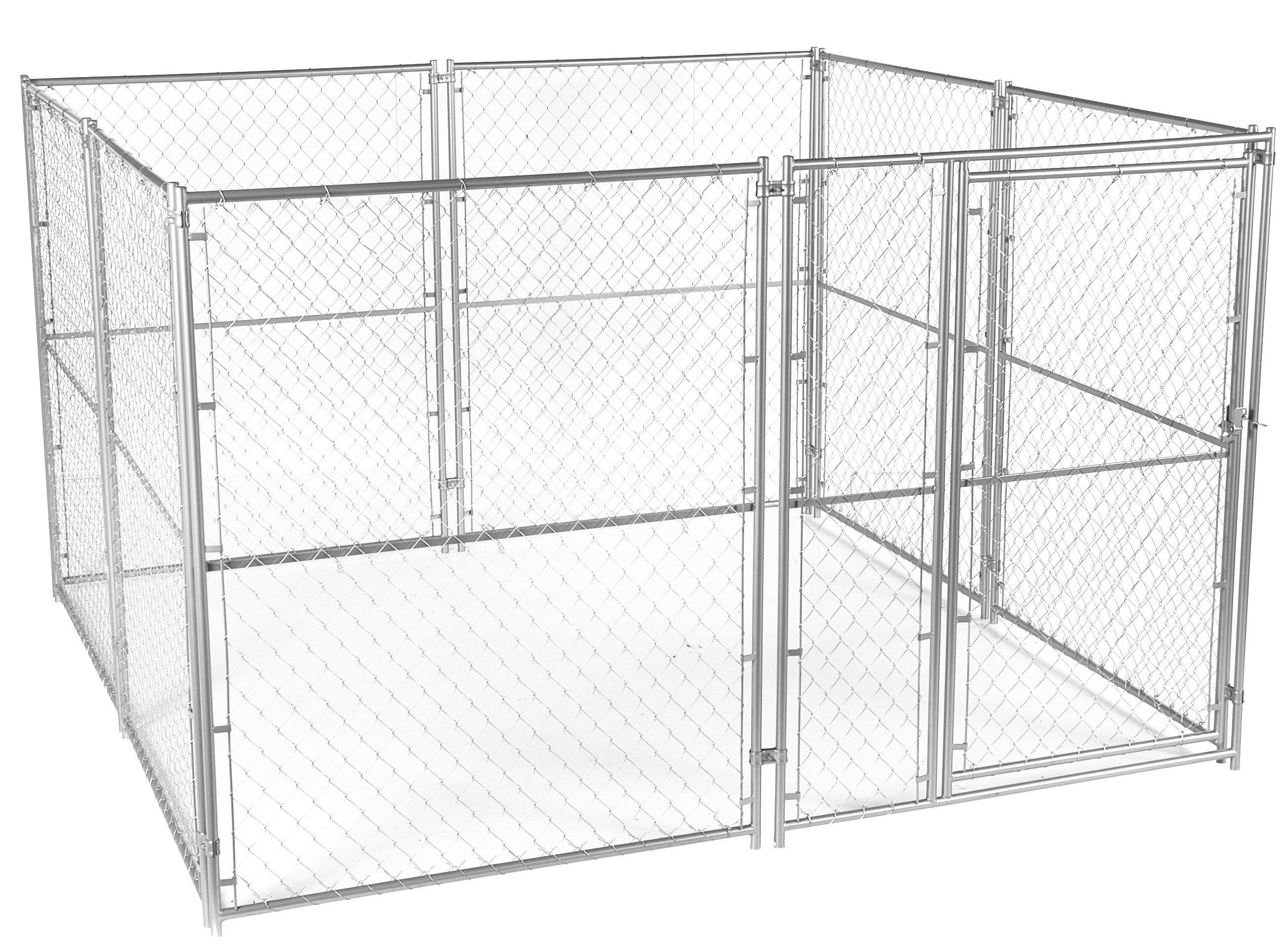 Lucky Dog Galvanized Chain Link Kennel