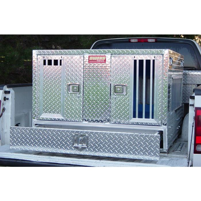 Owens Pro Aluminum Double Dog Box w/ Storage