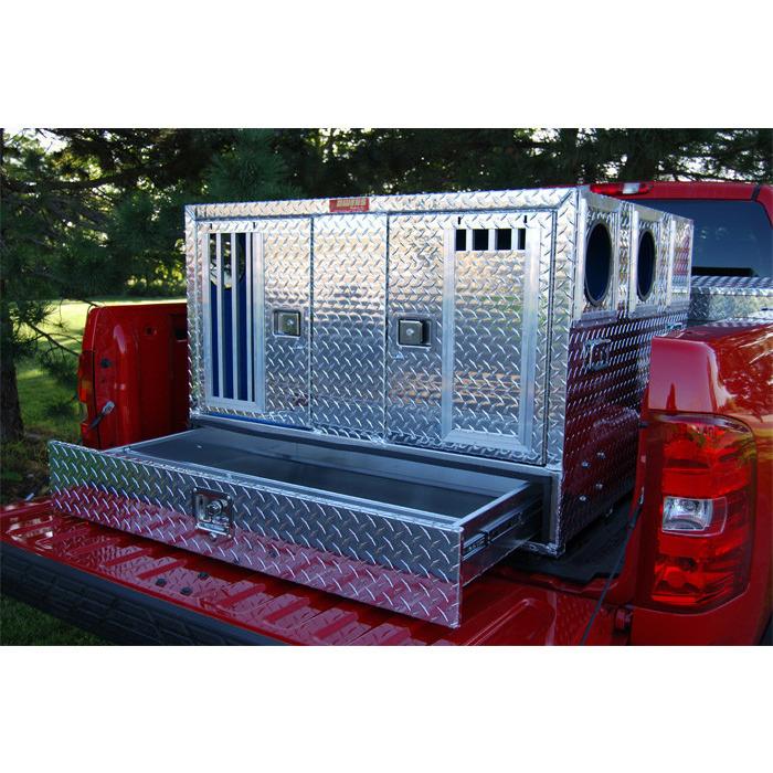 Owens Pro Aluminum Double Dog Box w/ Storage