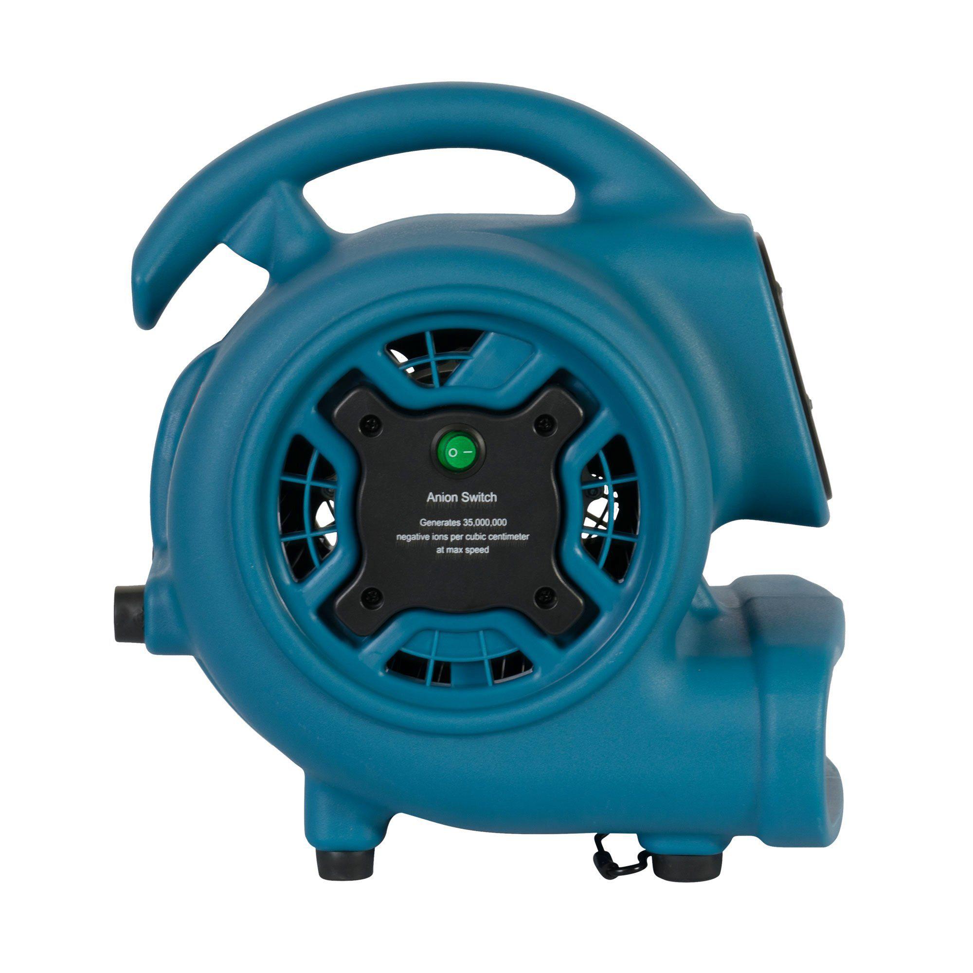 XPOWER P-260NT Freshen Aire 1/5 HP 800 CFM 4 Speed Scented Mini Mighty Air Mover, Dryer, Blower w/ Ionizer and Timer