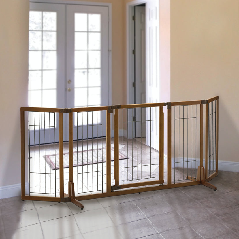 Richell Wide Premium Plus Freestanding Pet Gate